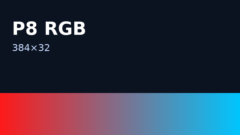 P8 RGB 384×32