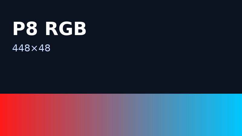 P8 RGB 448×48