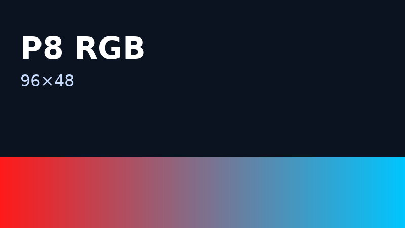 P8 RGB 96×48